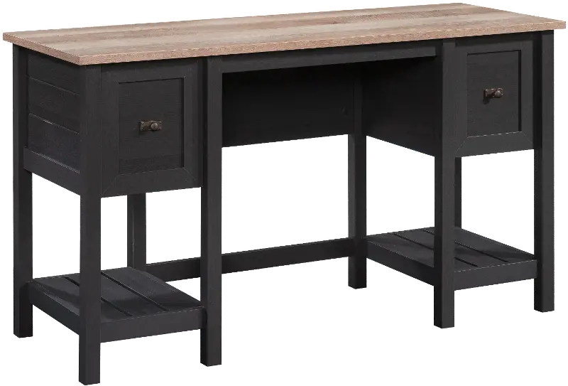 Raven Oak Black Student Desk