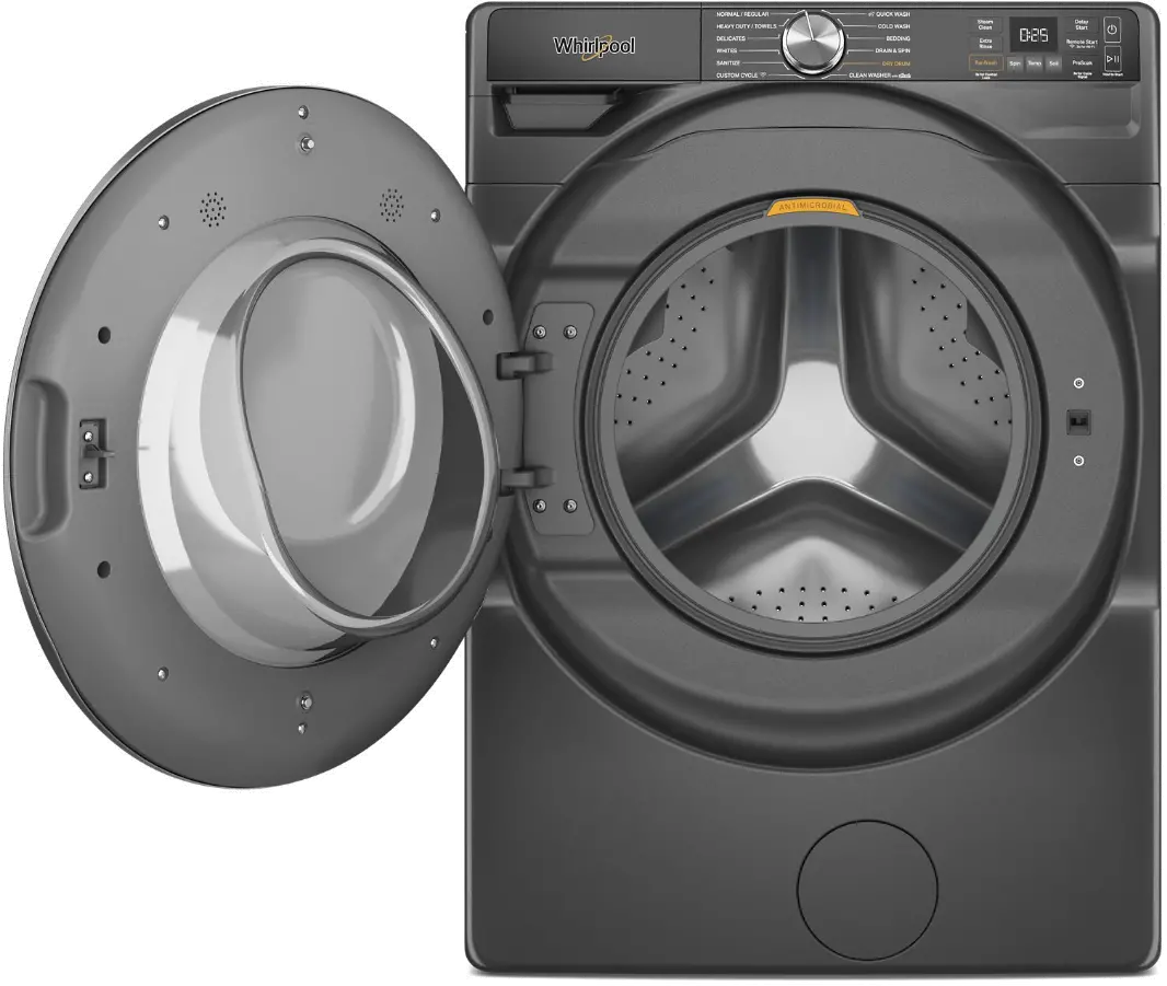 WFW6720RU Whirlpool 5.0 Cu Ft Front Load Washer with FreshFlow™ - Volcano Black-5