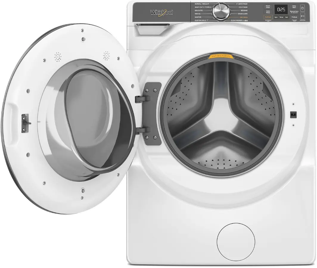 WFW6720RW Whirlpool 5.0 Cu Ft Front Load Washer with FreshFlow™ - White-4