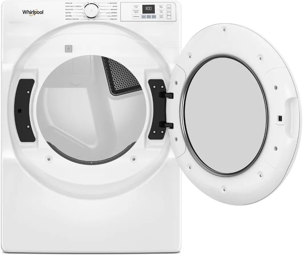 WED4720RW Whirlpool 7.4 Cu Ft Smart Electric Dryer - White-4
