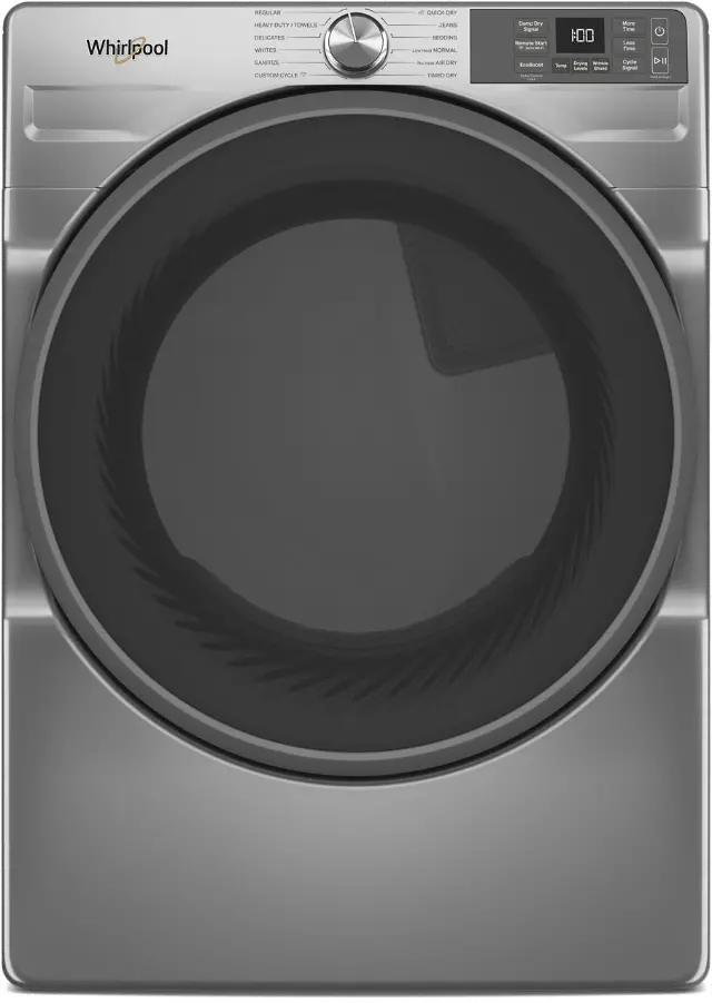 WED5720RR Whirlpool 7.4 Cu Ft Smart Electric Dryer - Radiant Silver-1
