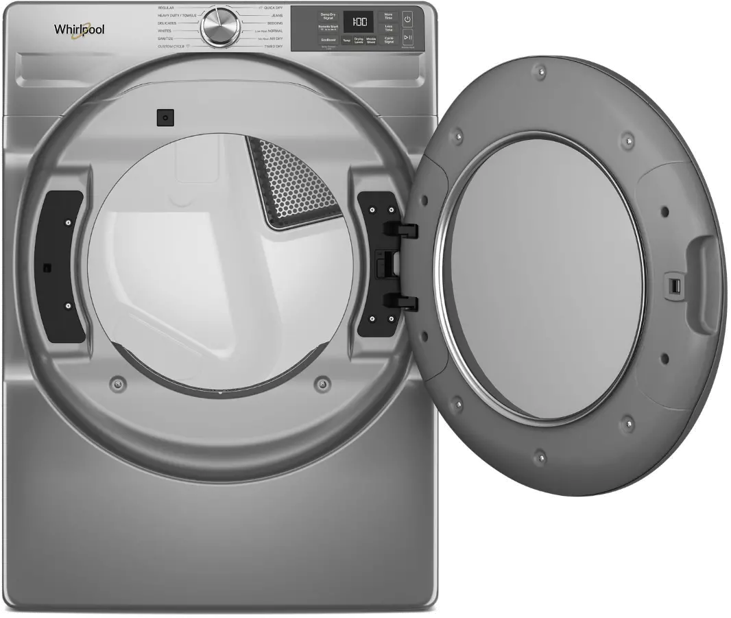 WED5720RR Whirlpool 7.4 Cu Ft Smart Electric Dryer - Radiant Silver-4