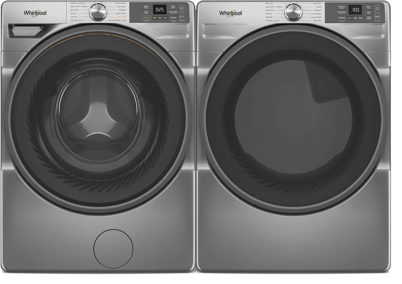 WED5720RR Whirlpool 7.4 Cu Ft Smart Electric Dryer - Radiant Silver-6