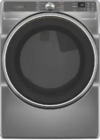 WED6720RR Whirlpool 7.4 Cu Ft Smart Electric Dryer with Steam - Radiant Silver