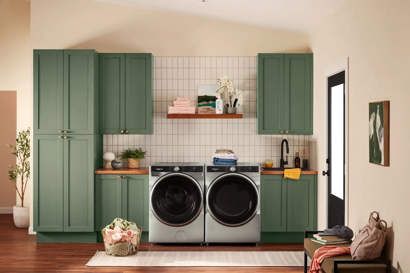 WED6720RR Whirlpool 7.4 Cu Ft Smart Electric Dryer with Steam - Radiant Silver-2