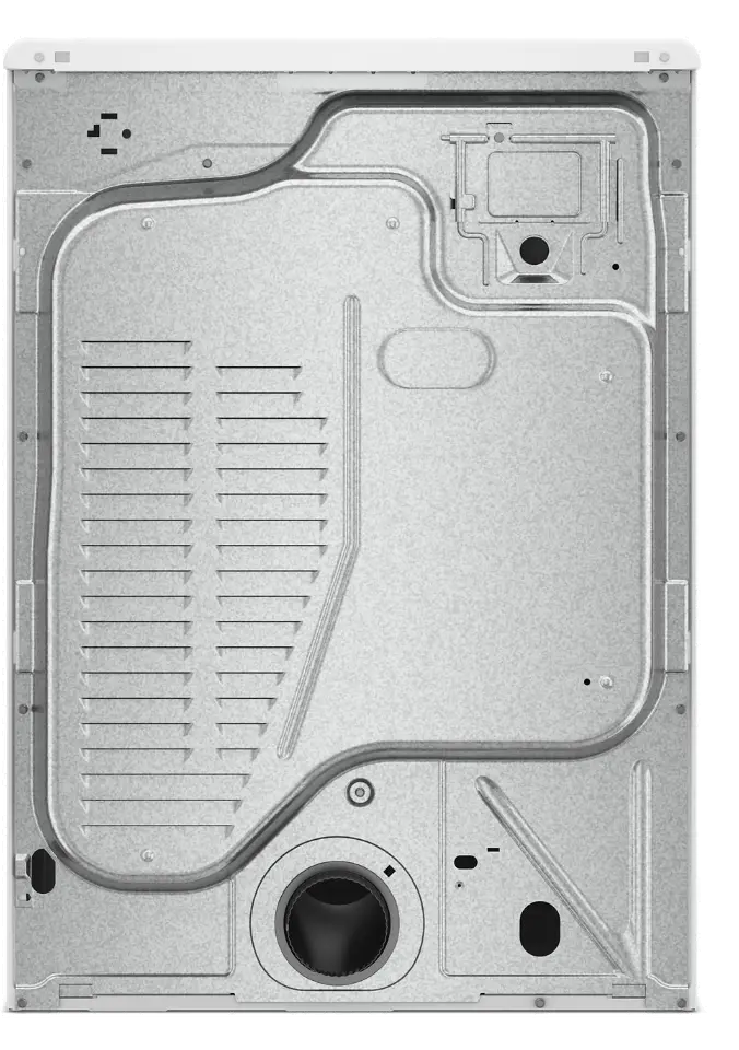 WED6720RW Whirlpool 7.4 Cu Ft Smart Electric Dryer with Steam - White-6