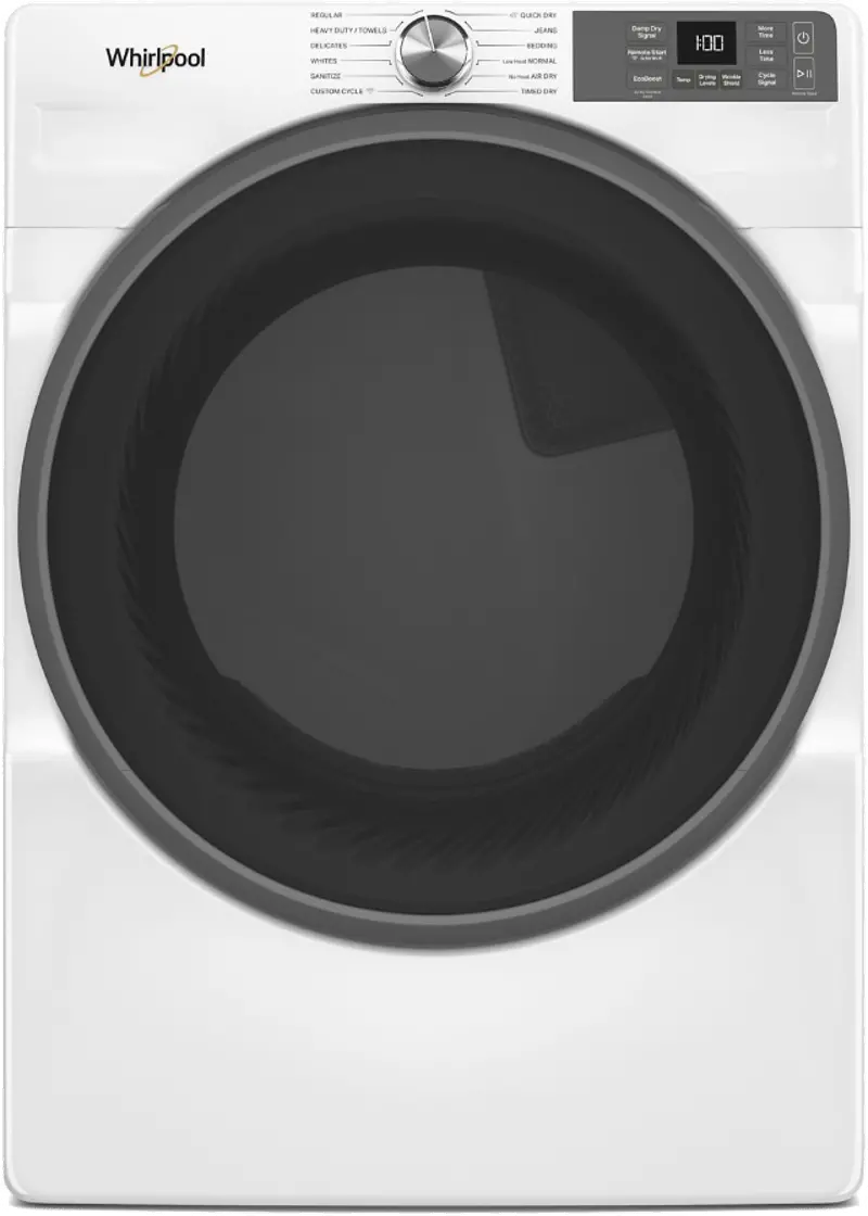 Whirlpool 7.4 Cu Ft Smart Gas Dryer - White