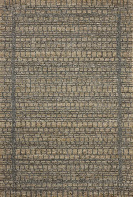 ELA-O5/WHEAT/CHARCOAL/7.9X9.9 Elias 8 x 10 Wheat Charcoal Area Rug-1