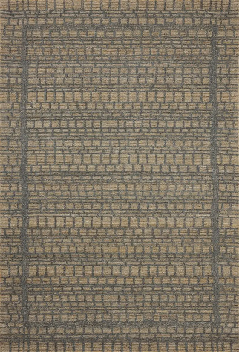Elias 8 x 10 Wheat Charcoal Area Rug