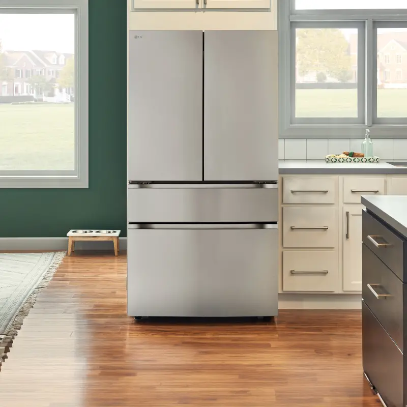 LF26C8210S LG 26 Cu Ft 4-Door French Door Refrigerator - Counter Depth Stainless Steel-2