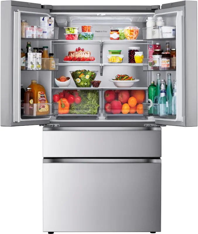 LF26C8210S LG 26 Cu Ft 4-Door French Door Refrigerator - Counter Depth Stainless Steel-6