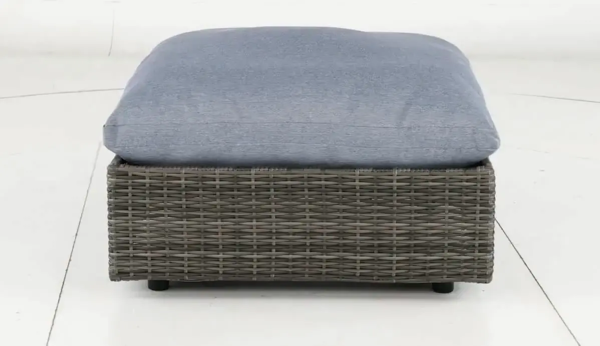 Cirrus Brown and Blue Patio Ottoman-5