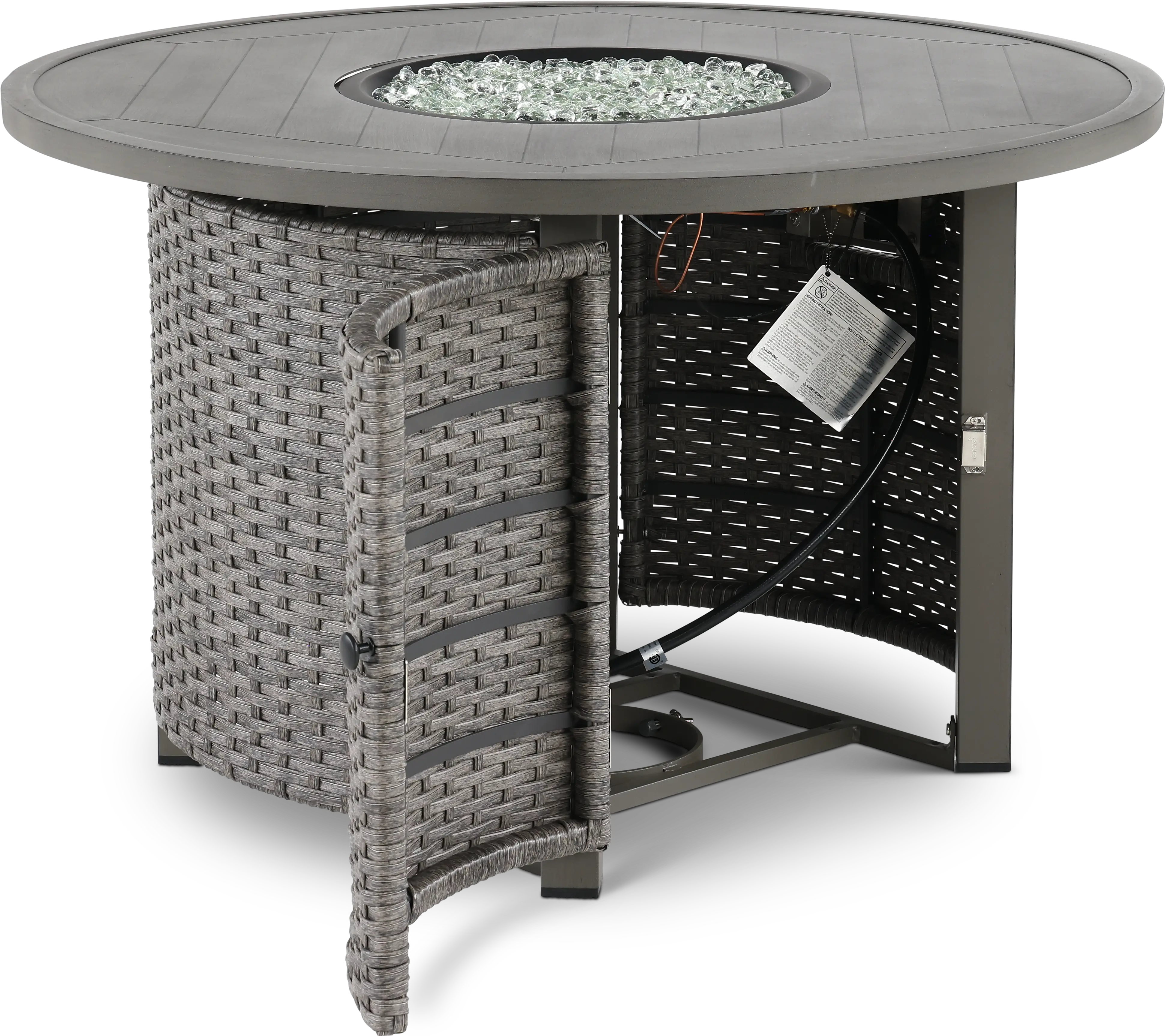 St. Thomas Gray Patio Fire Pit-4