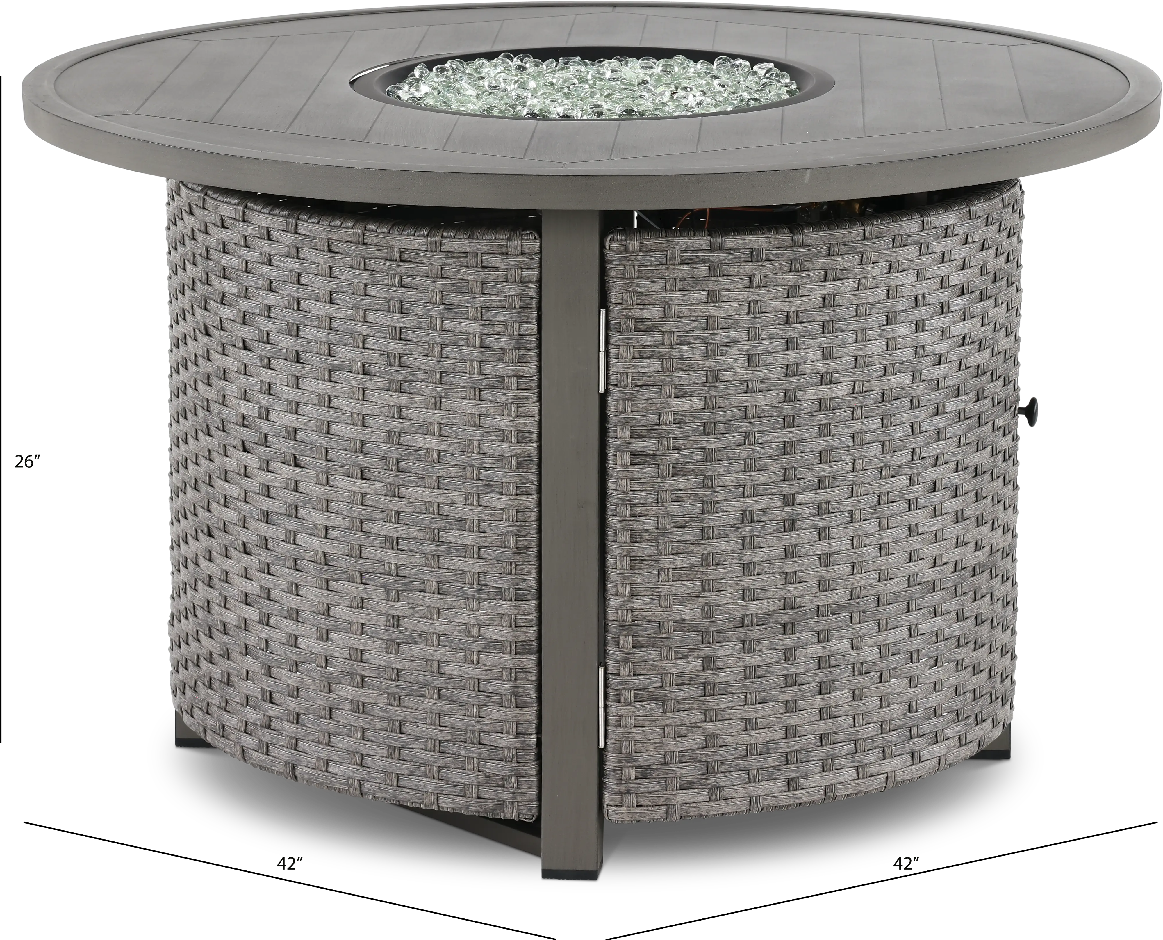 St. Thomas Gray Patio Fire Pit-3