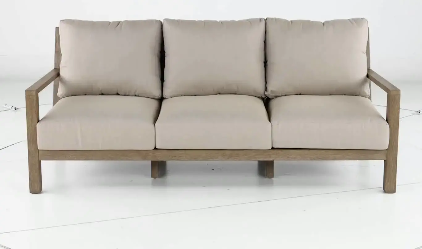 Palm Beach Natural and Beige Patio Sofa-5