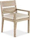 Palm Beach Natural and Beige Patio Dining Chair