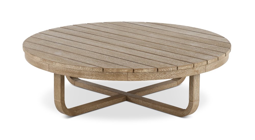 Palm Beach Natural Round Coffee Patio Table