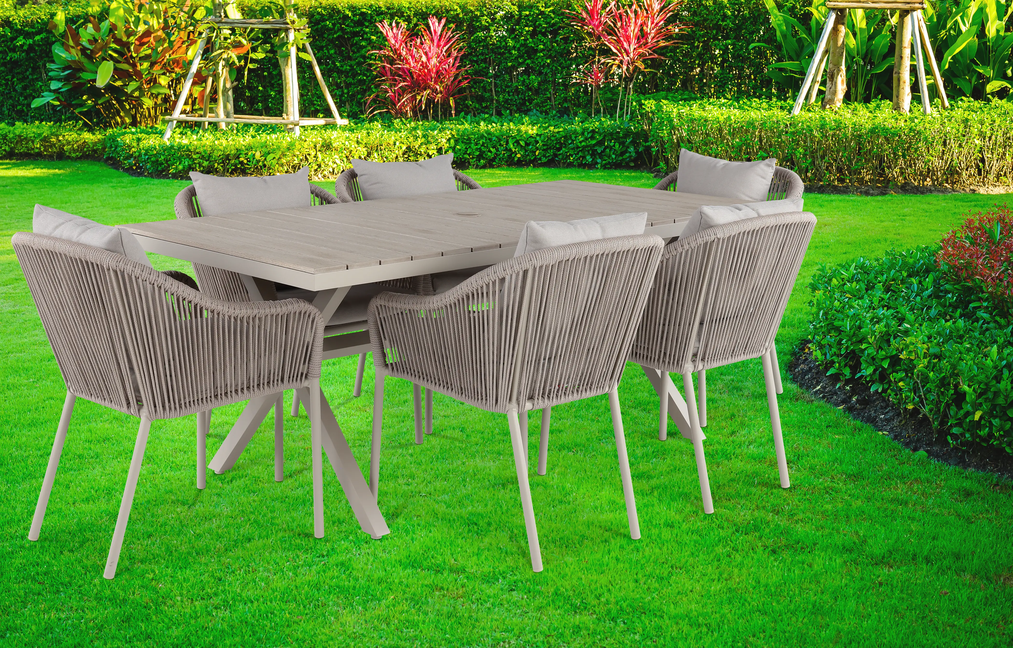Josephine Natural 7-Piece Dining Set-6