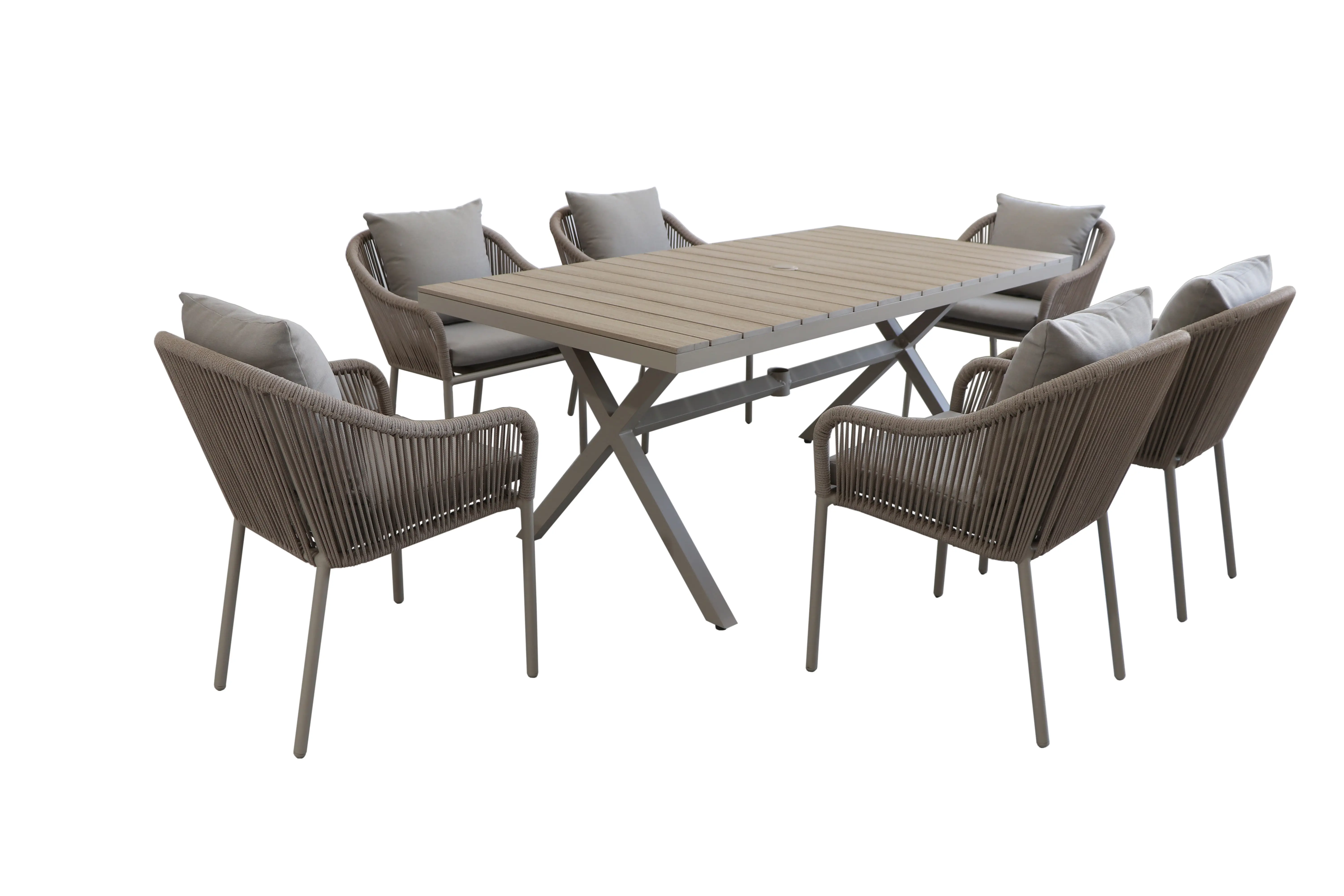 Josephine Natural 7-Piece Dining Set-8