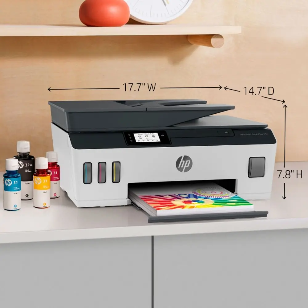 HP-SMARTTANK651-2T HP Smart Tank Plus 651 Wireless All-In-One Supertank Inkjet Printer-5