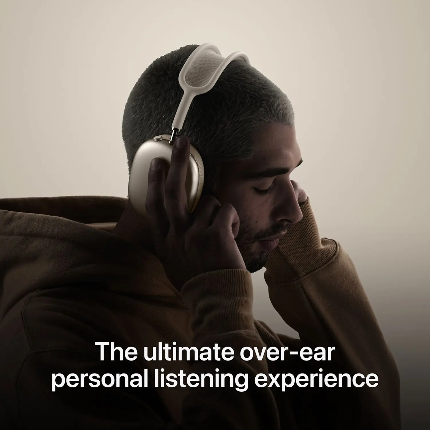 MWW53AM/A Apple AirPods Max Wireless Noise Canceling Over-Ear Headphones - Starlight-2