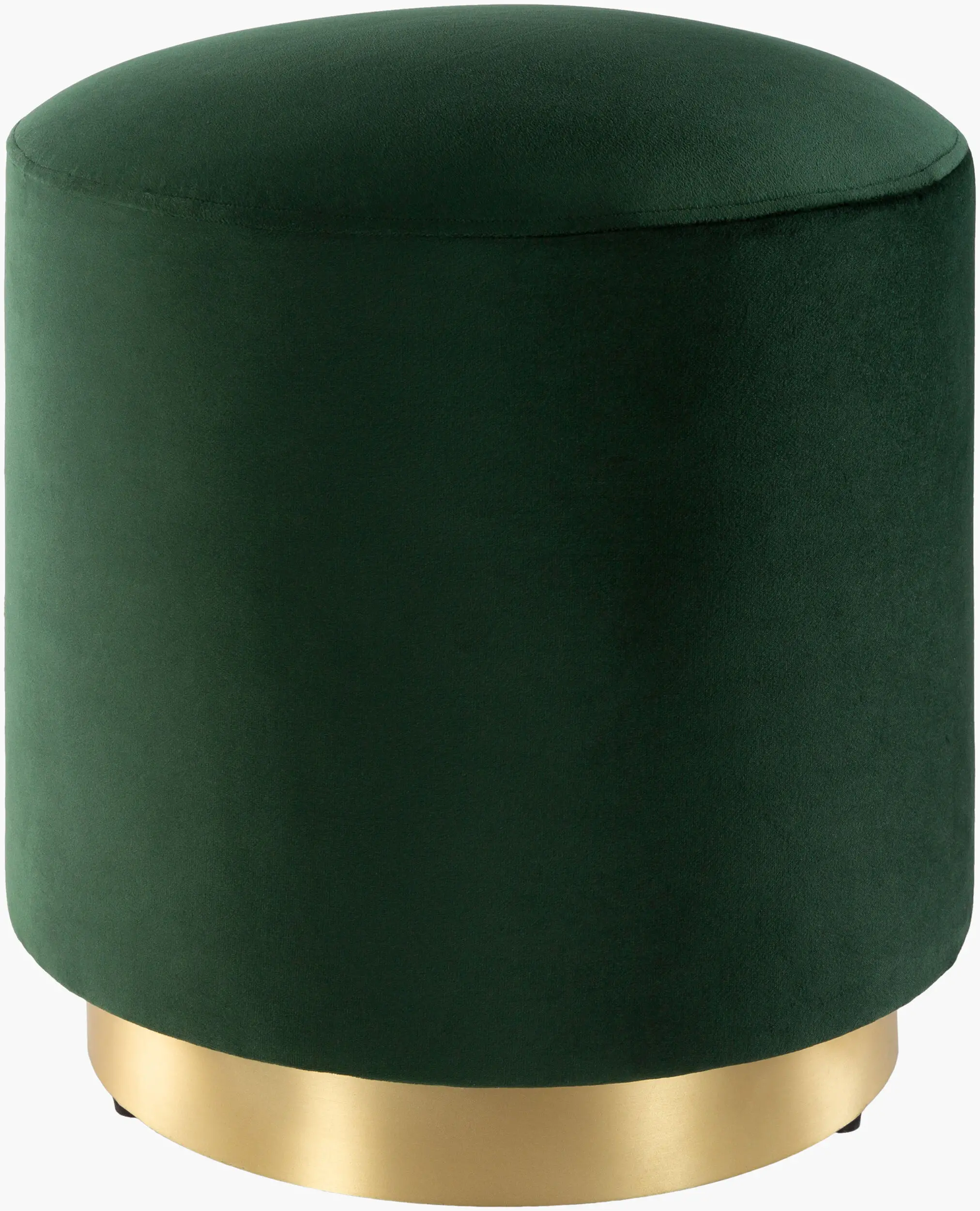 RON-006 Roxeanne Green Velvet Ottoman-1