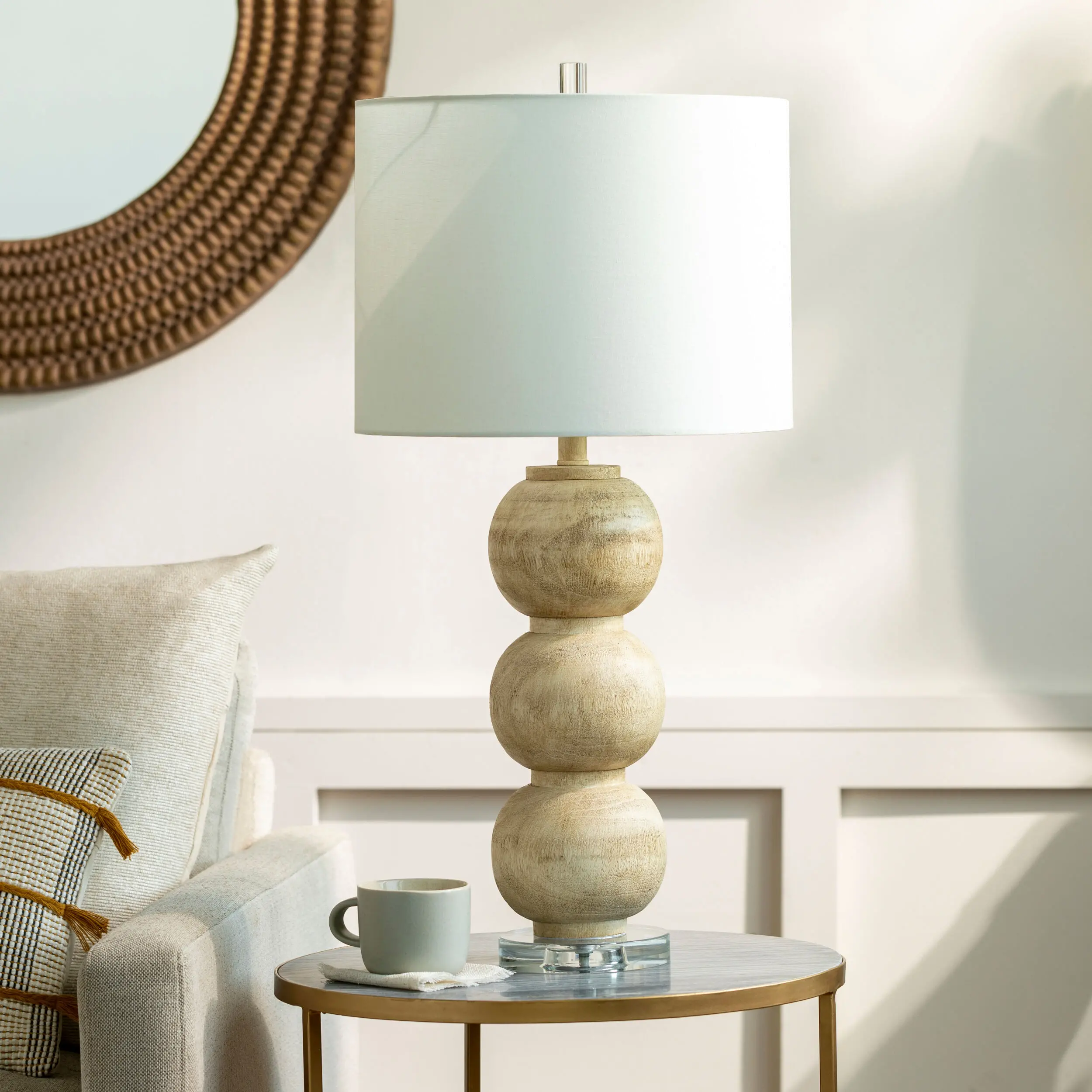 AGV-004 Algarve Carved Accent Table Lamp-1