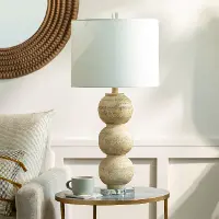 AGV-004 Algarve Carved Accent Table Lamp