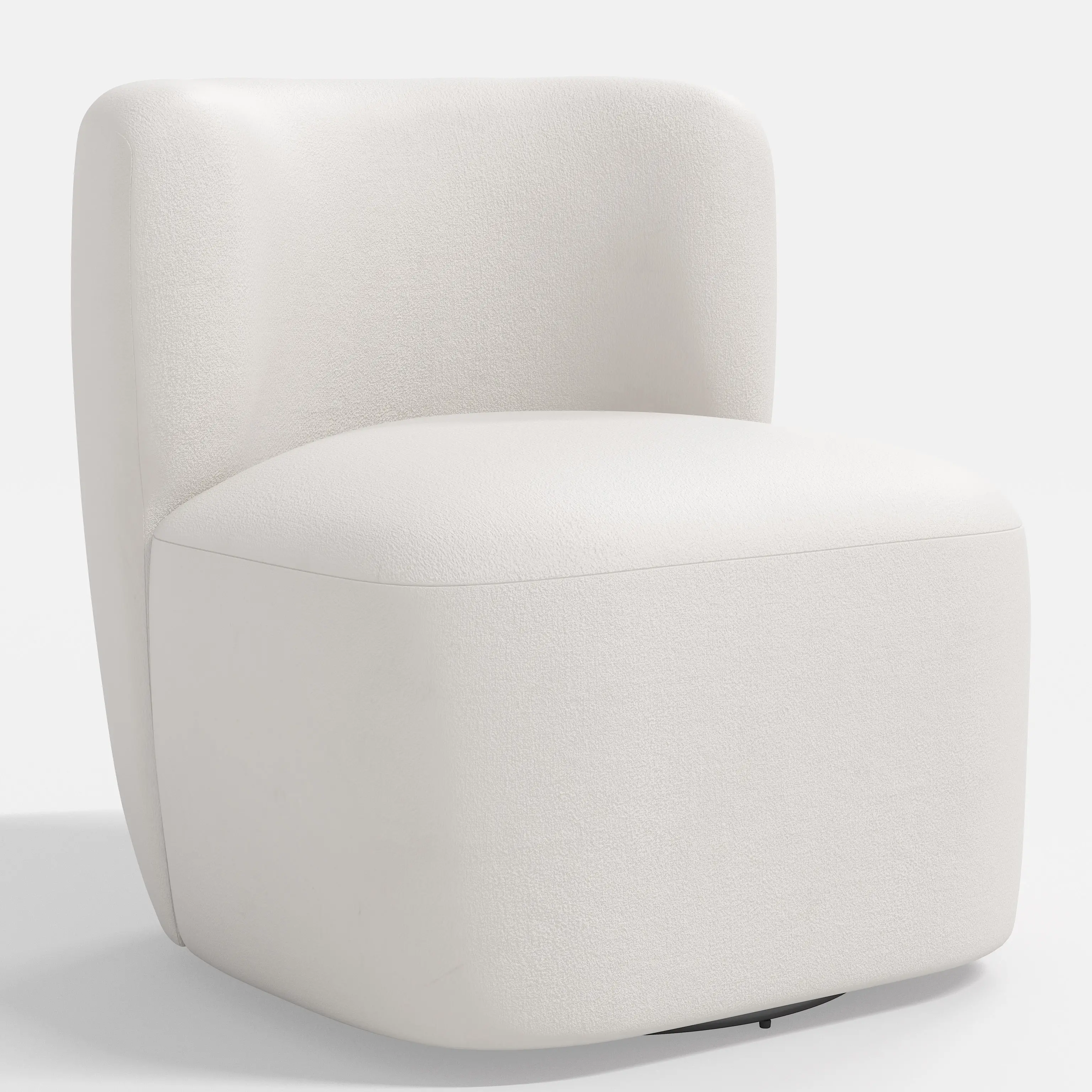 20-10VLVLGHGR Neko Velvet Light Gray Swivel Chair-1