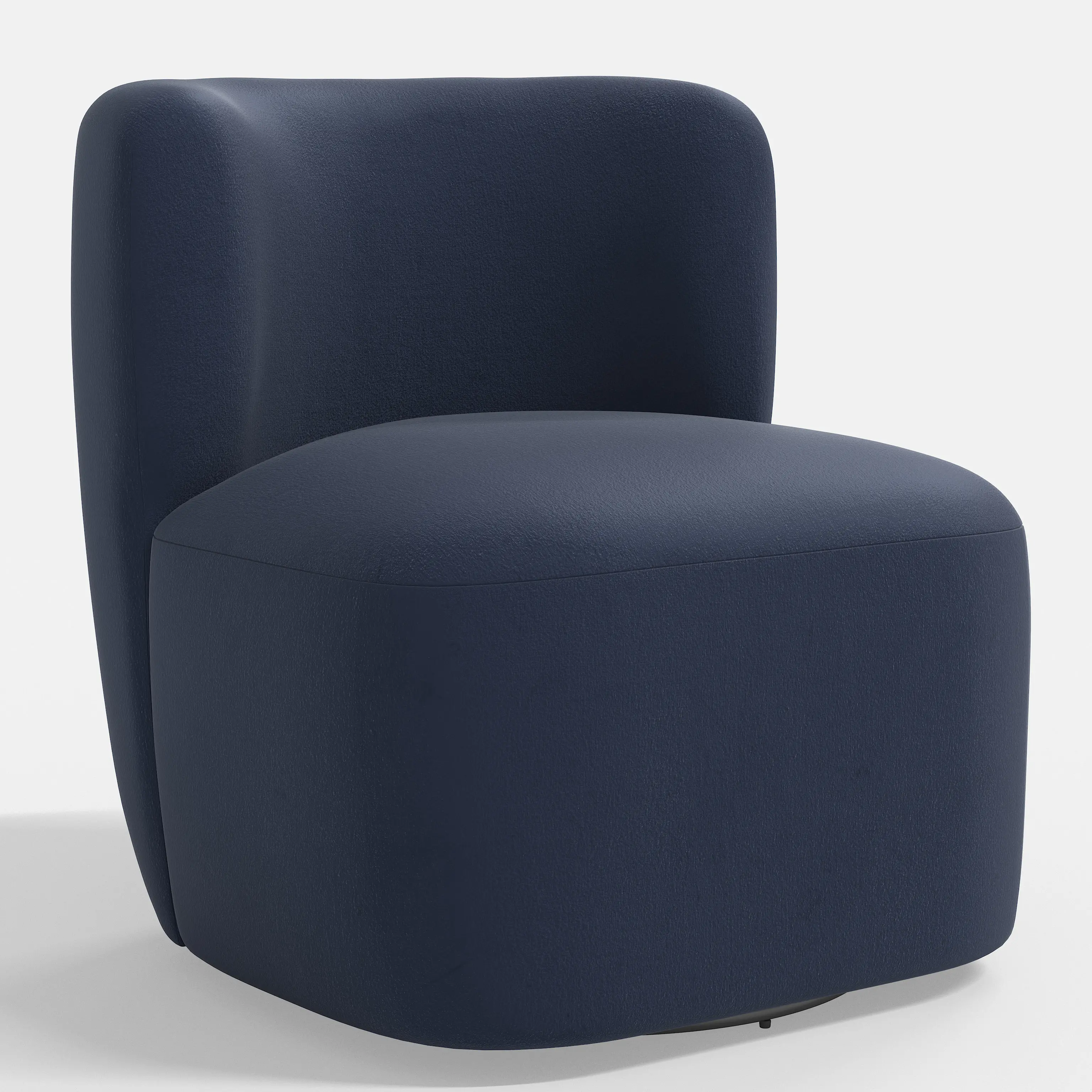 20-10VLVINK Neko Velvet Ink Swivel Chair-1