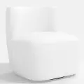 20-10VLVWHT Neko Velvet White Swivel Chair