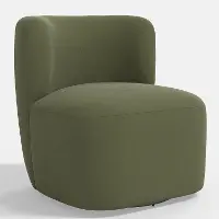 20-10DRVLVOLV Neko Velvet Olive Swivel Chair
