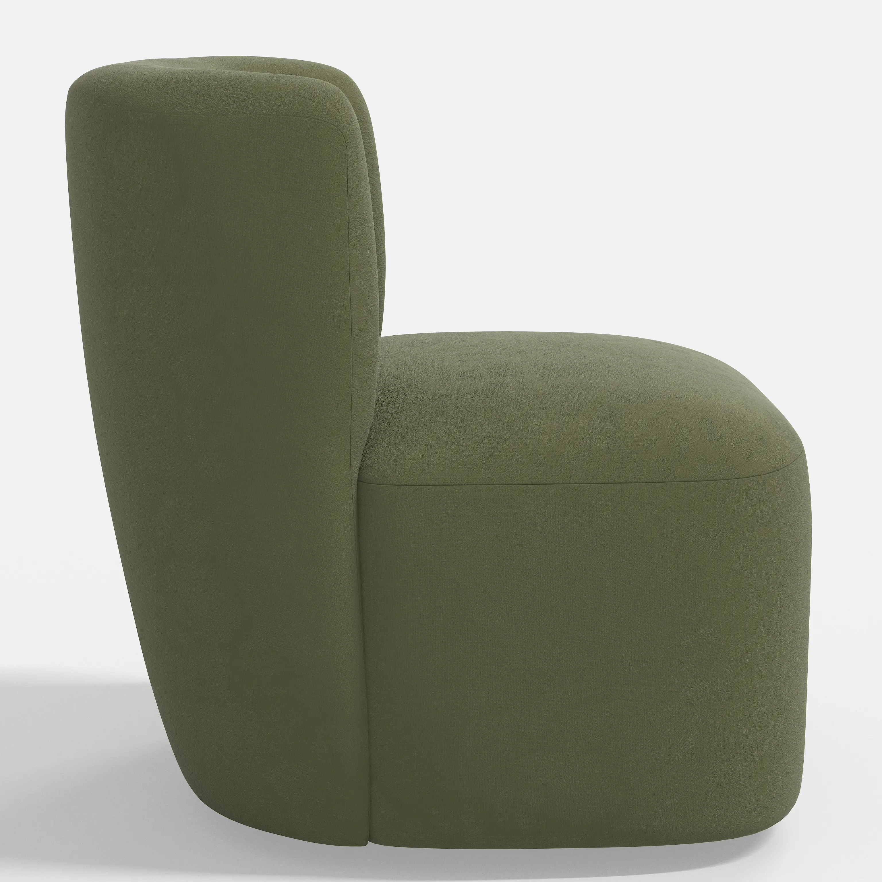 20-10DRVLVOLV Neko Velvet Olive Swivel Chair-2