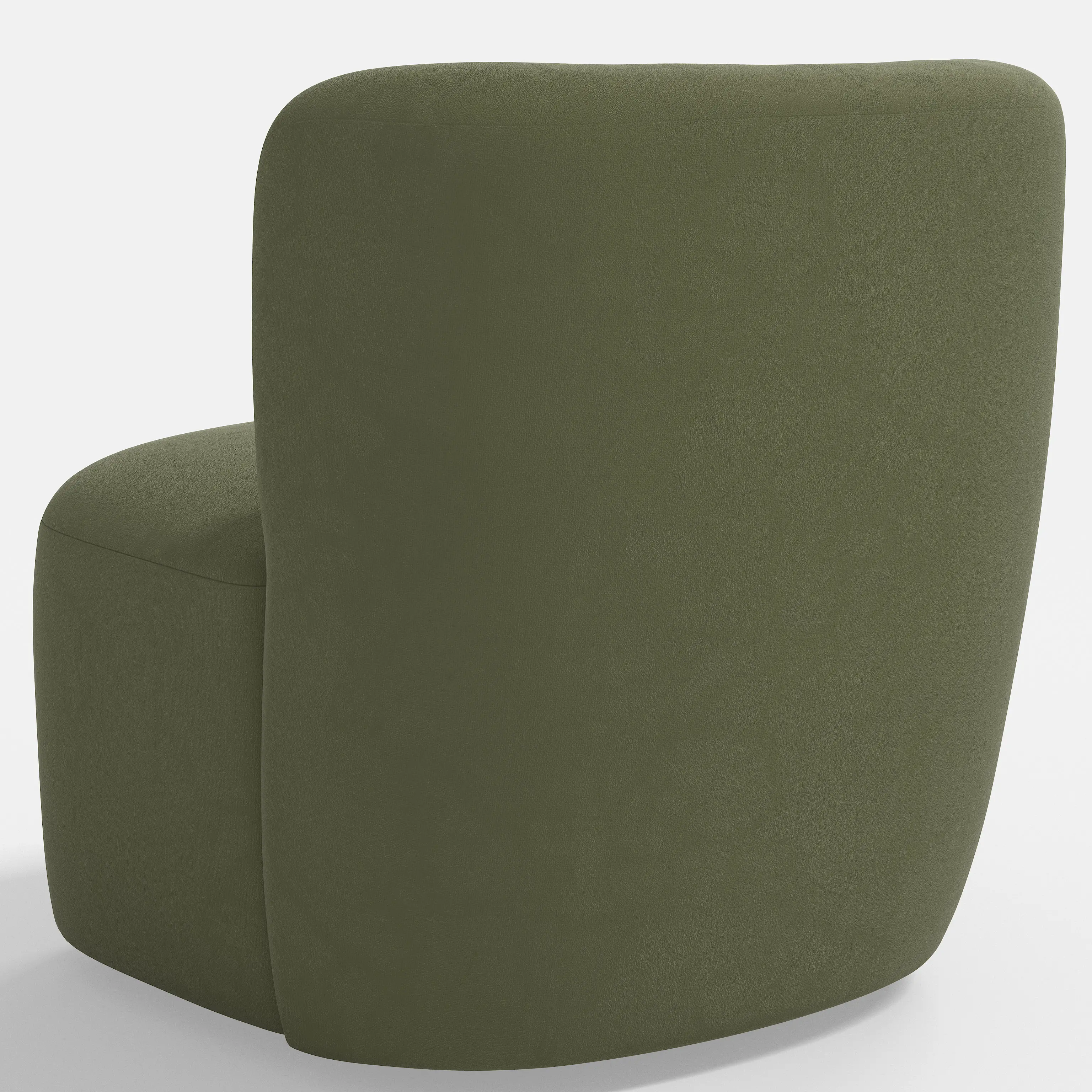 20-10DRVLVOLV Neko Velvet Olive Swivel Chair-3