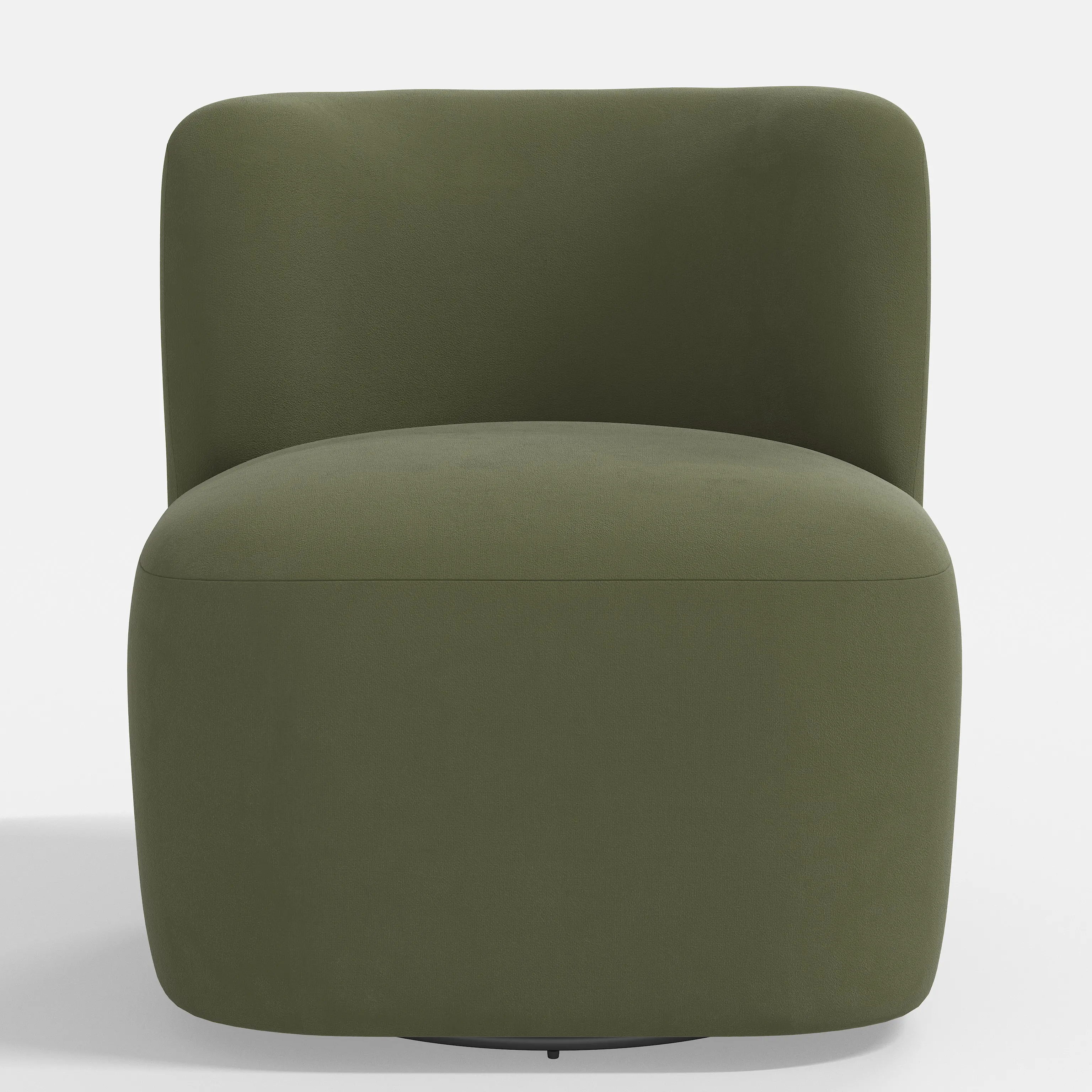 20-10DRVLVOLV Neko Velvet Olive Swivel Chair-4