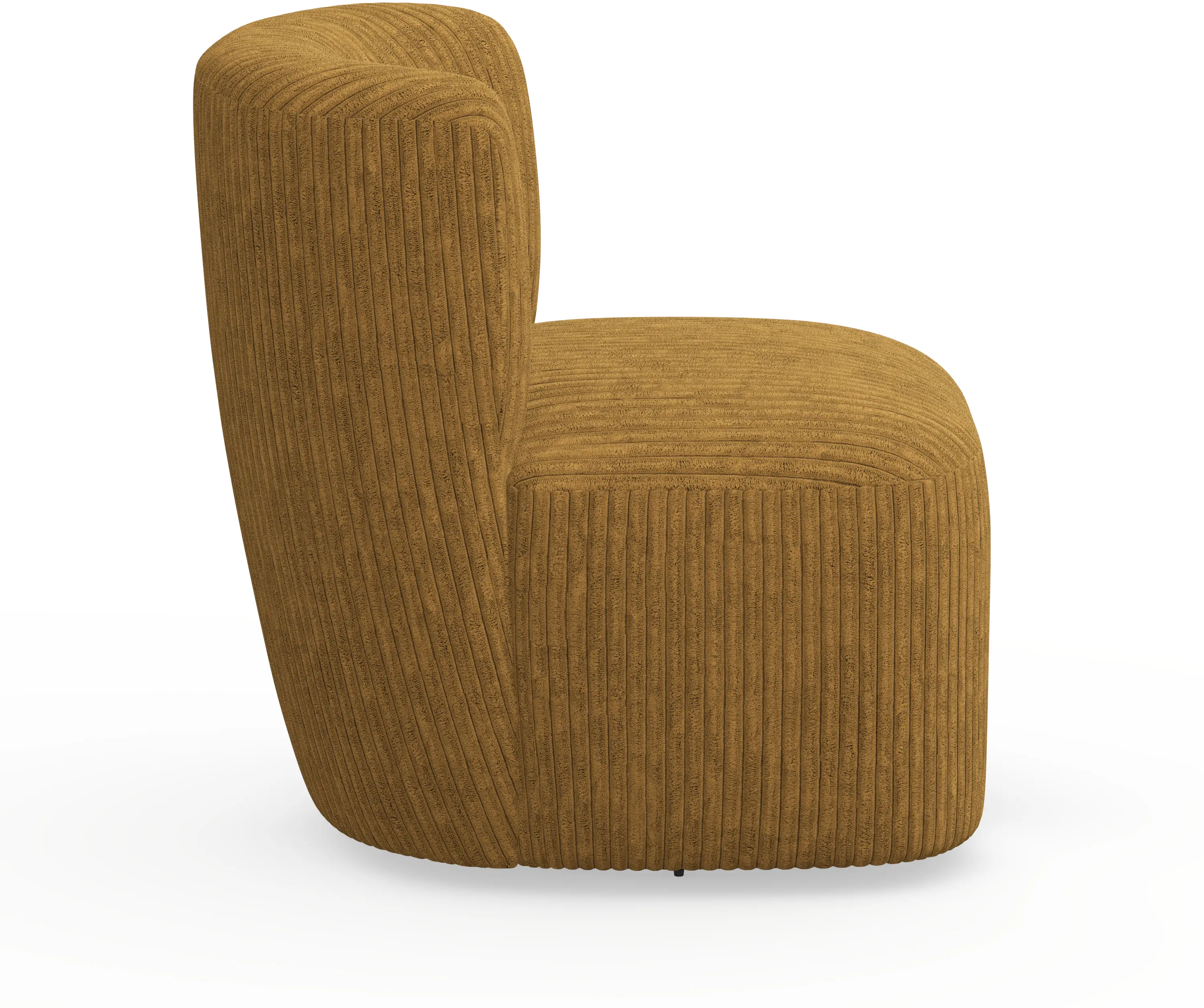 20-10CRVLAMB Neko Corded Velvet Amber Swivel Chair-2