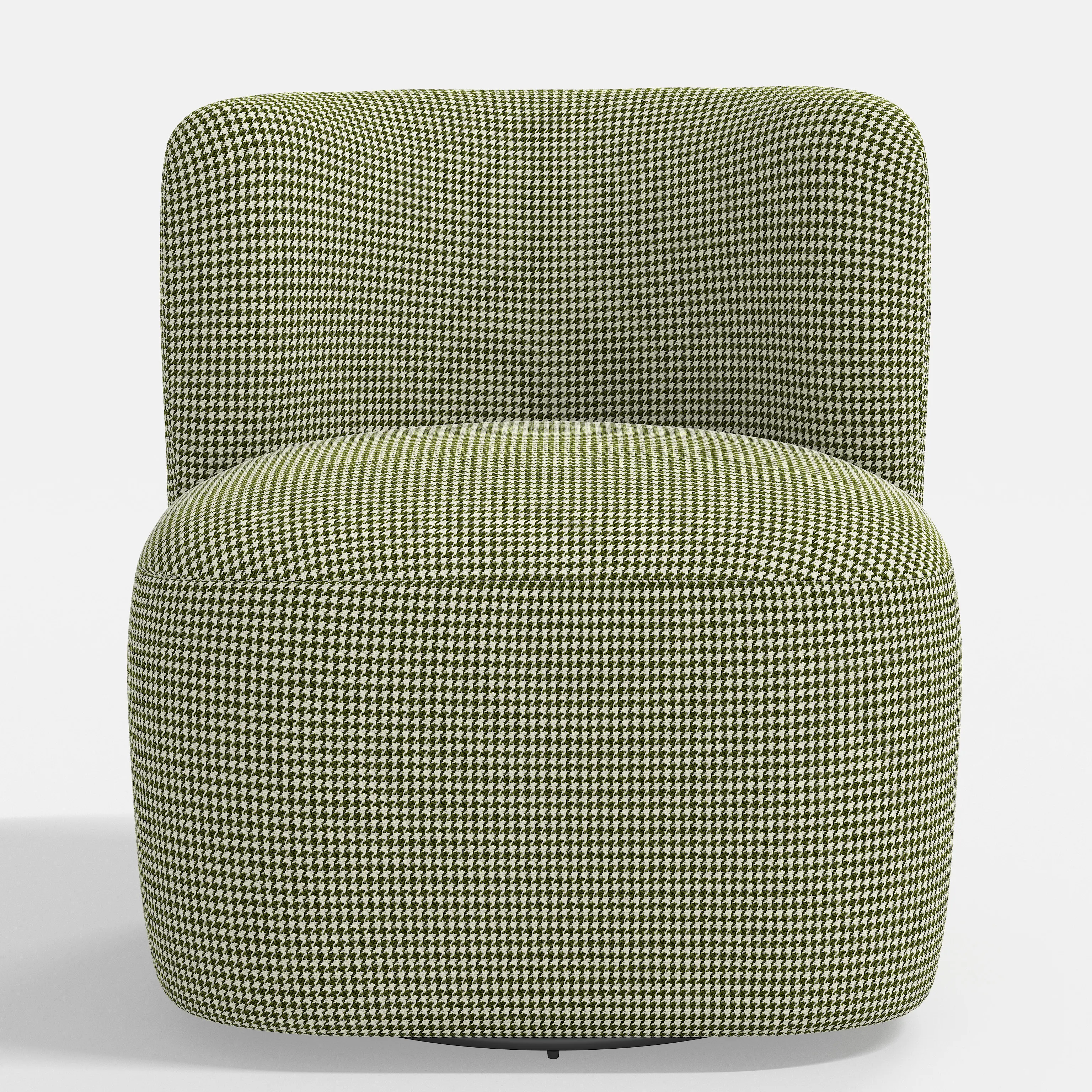 20-10HNDAVC Neko Houndstooth Avocado Swivel Chair-4