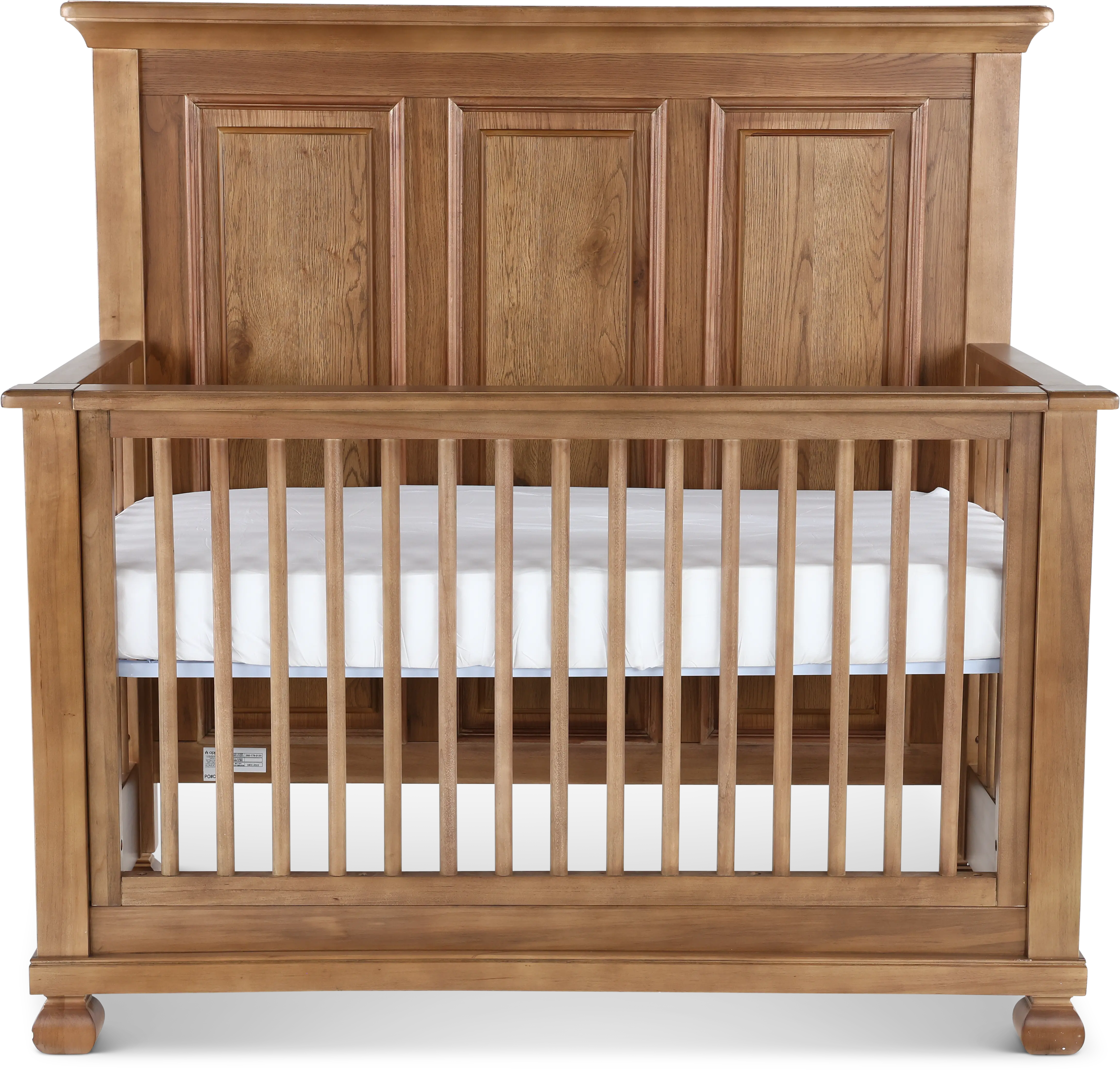 Solvang Nutmeg Brown Convertible Crib-1