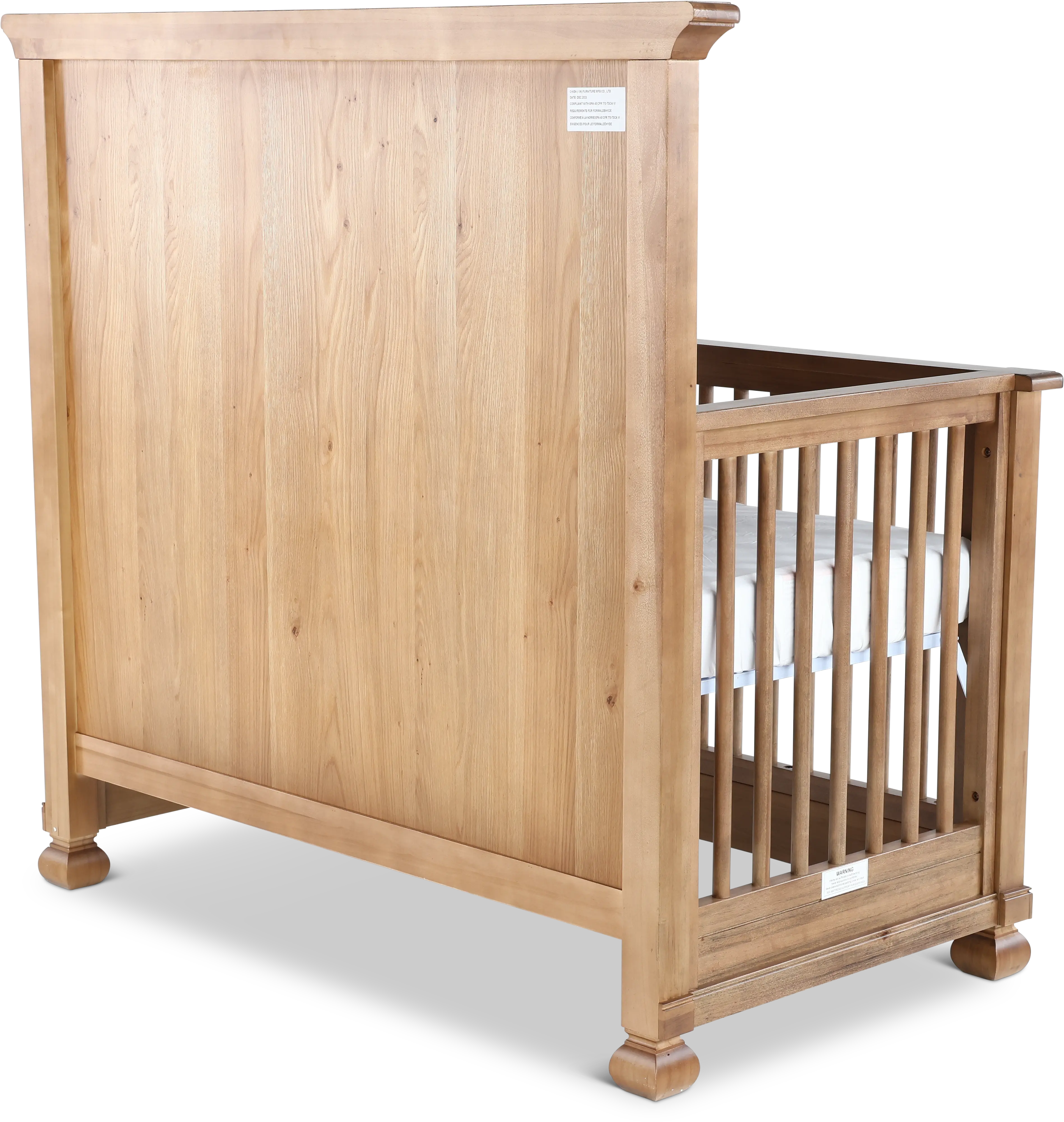 Solvang Nutmeg Brown Convertible Crib-6