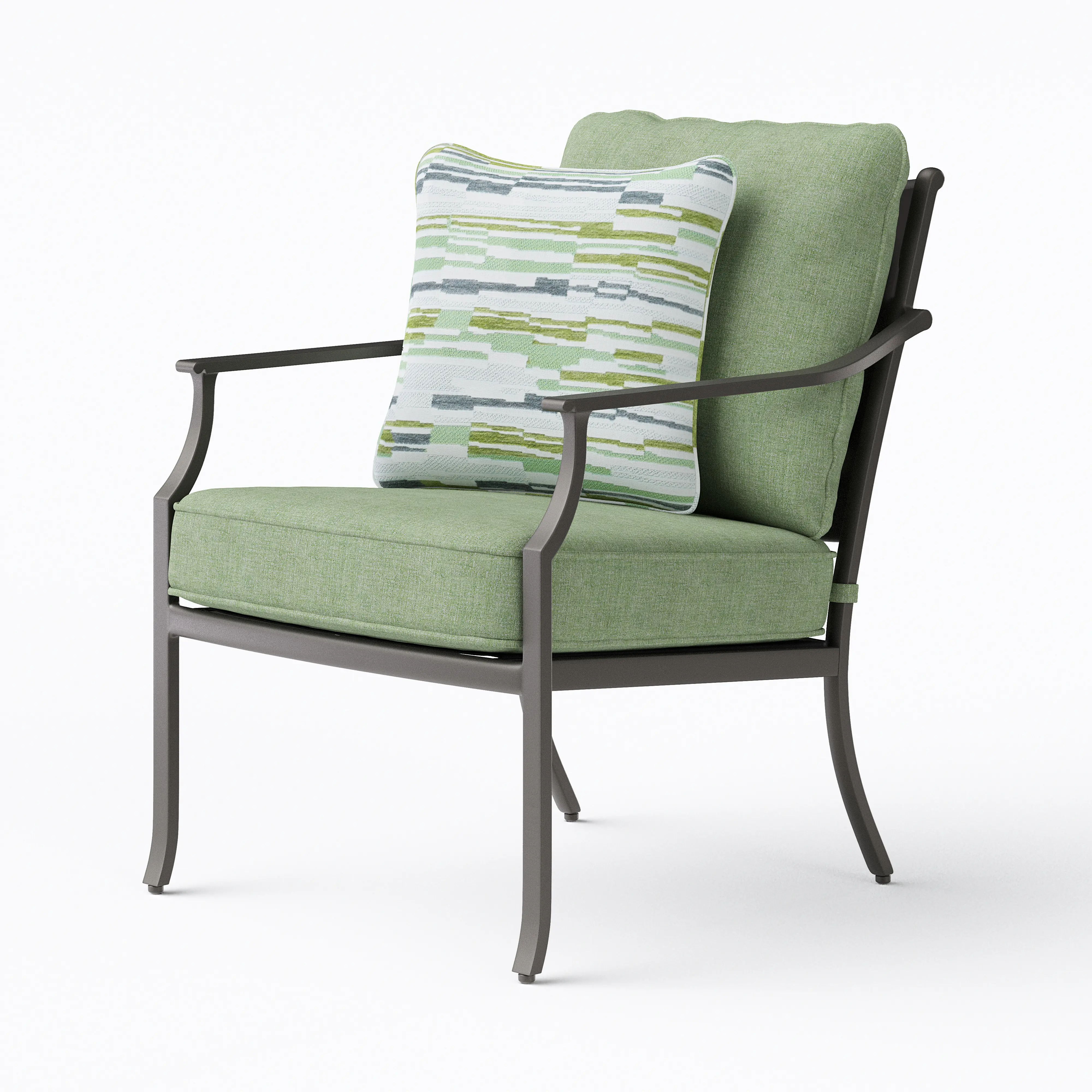 AAR01000P02 Thurston Gray and Green Patio Club Chair-8