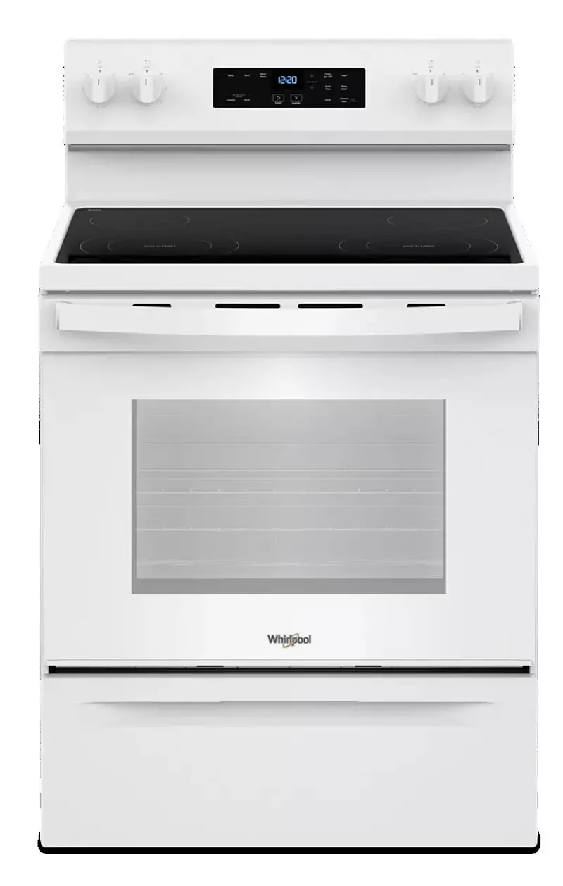 Whirlpool 5.3 Cu Ft Electric Single Oven Range - White