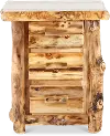 Aspen Natural Log Nightstand