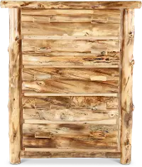 Aspen Natural Log Chest of Drawers