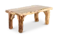 Aspen Natural Log Coffee Table