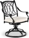 Montreal Beige Patio Dining Swivel Rocker