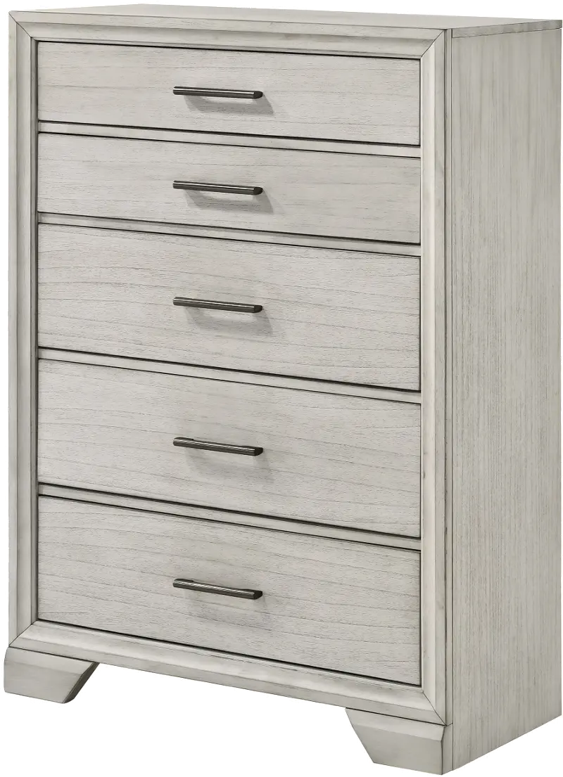 Jace White Chest of Drawers