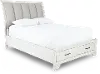 Jace White King Storage Bed