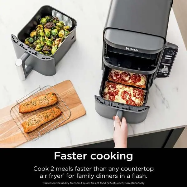 SL401 Ninja® DoubleStack™ XL 2 Basket Air Fryer-10