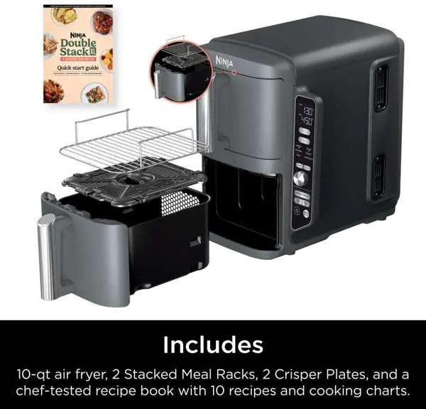 SL401 Ninja® DoubleStack™ XL 2 Basket Air Fryer-15