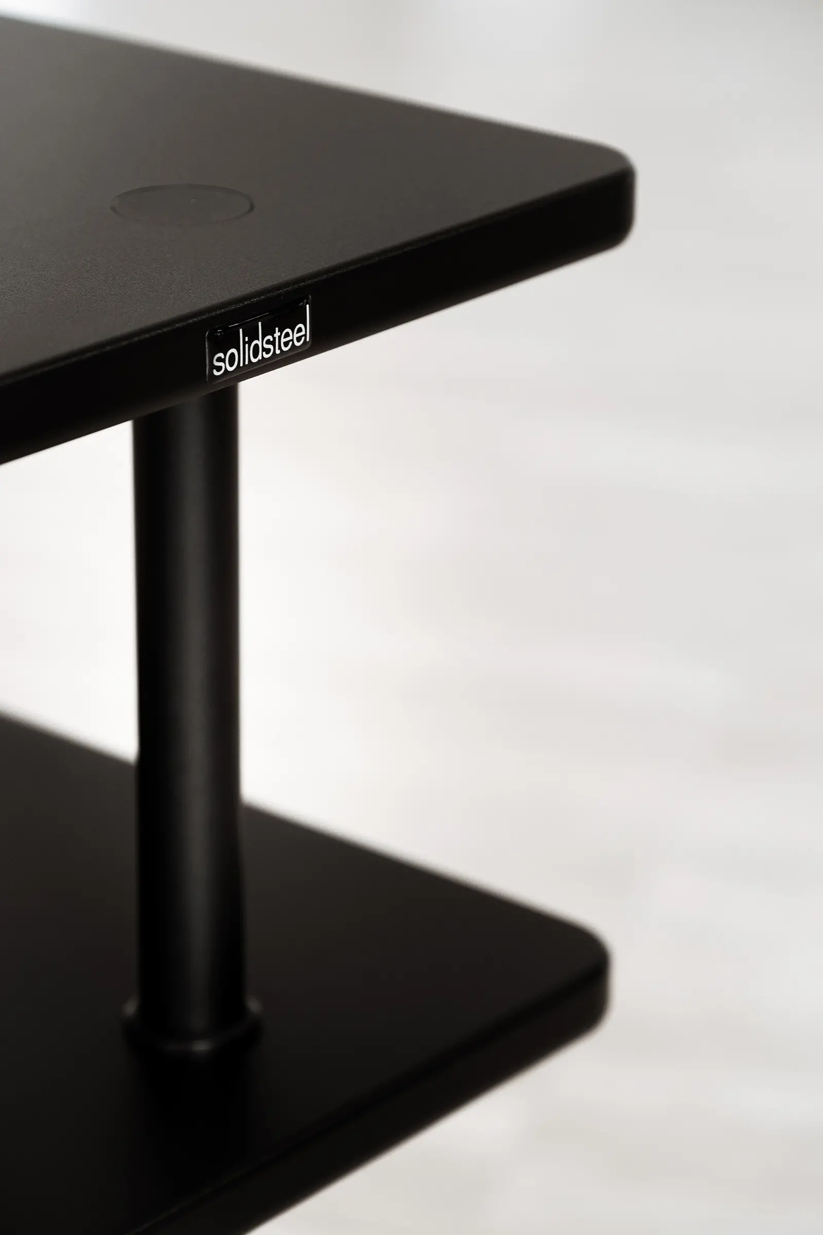 Solidsteel Black Vinyl Record Storage and AV Rack-2